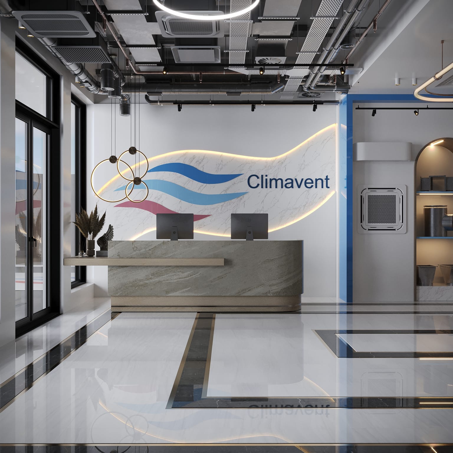 Climavent showroom view
